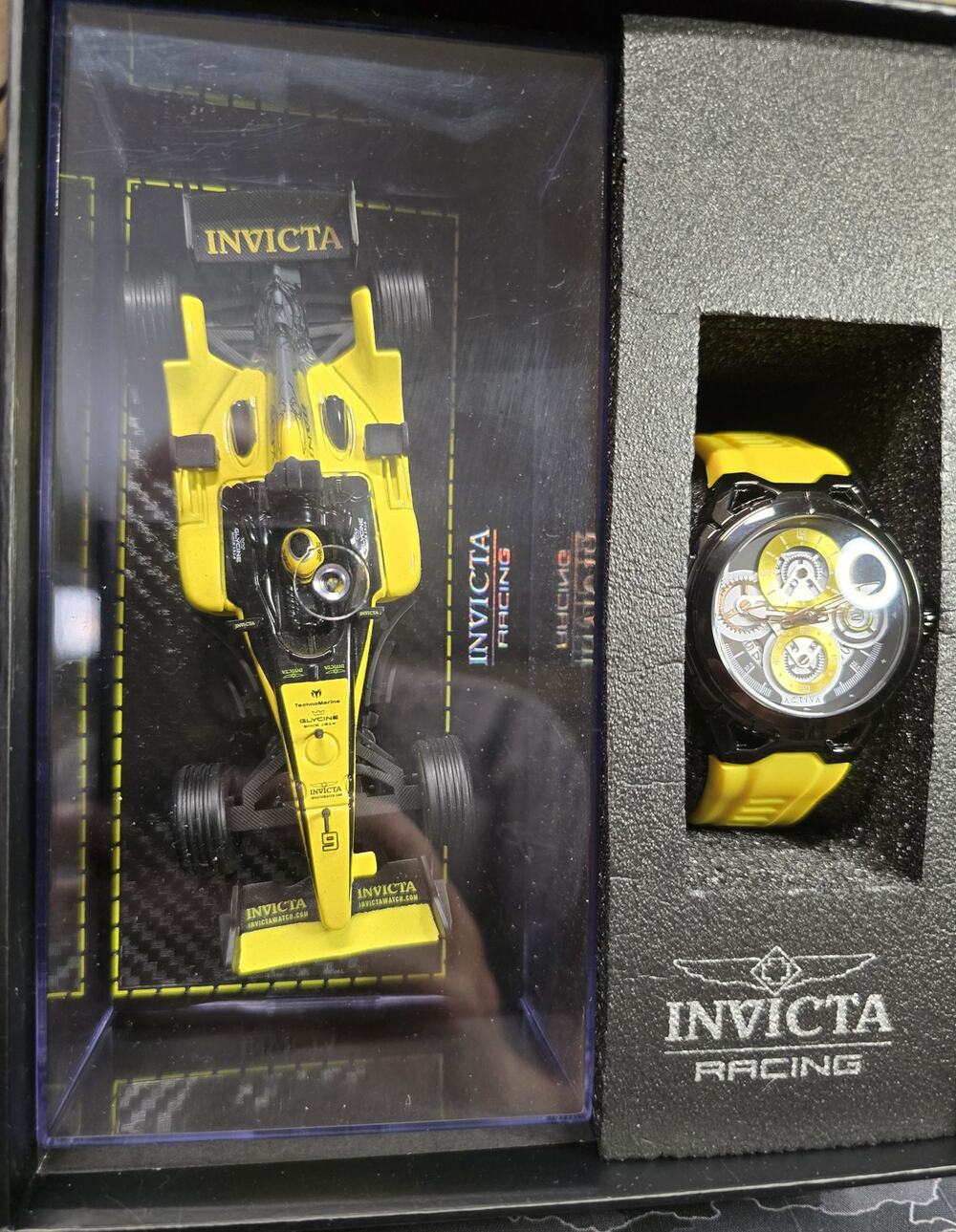 Activa Drift X Invicta Men's Watch 44mm Yellow (ACW9349-006)